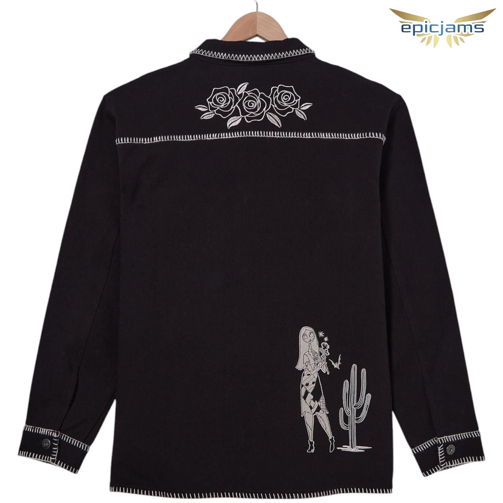 Disney The Nightmare Before Christmas Jack Skellington Western Jacket Size L - Picture 2 of 4